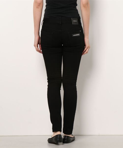 DSQUARED2（ディースクエアード）の「PANTS 5 POCKETS /JENNIFER JEAN /NEW BLACK BULL /0212（デニムパンツ・レディース・ブラック・36/34）」の3枚目の写真