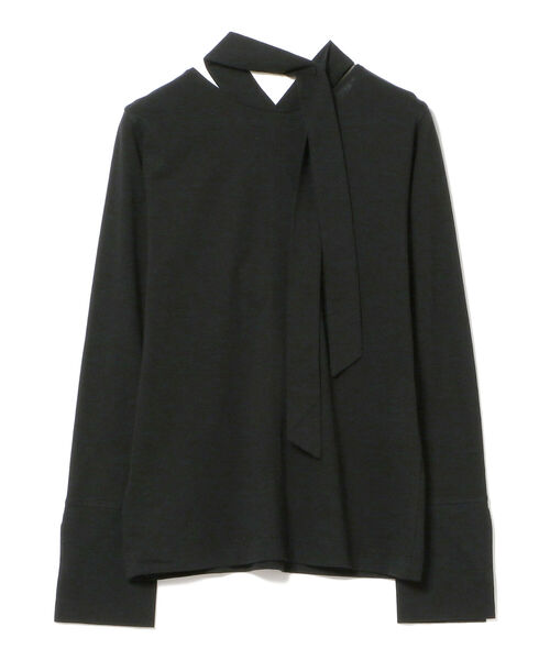 Ray BEAMS（レイビームス）の「RBS / ネッククロス リボンTシャツ（Tシャツ/カットソー・レディース・ブラック/ベージュ/ブルー系その他2・ONE SIZE）」の9枚目の写真