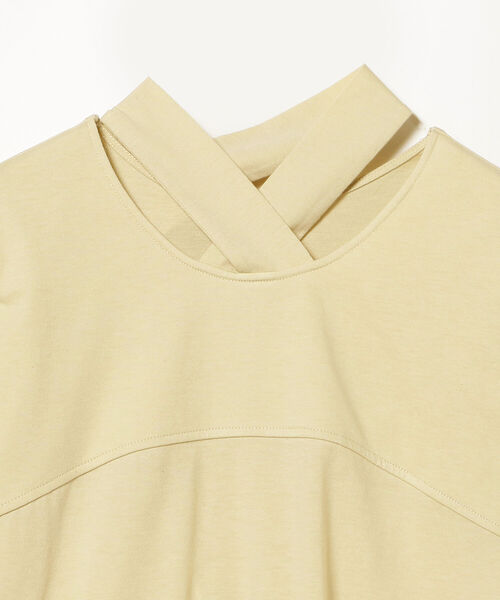 Ray BEAMS（レイビームス）の「RBS / ネッククロス リボンTシャツ（Tシャツ/カットソー・レディース・ブラック/ベージュ/ブルー系その他2・ONE SIZE）」の4枚目の写真