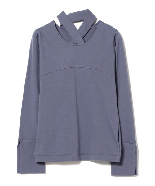 Ray BEAMS（レイビームス）の「RBS / ネッククロス リボンTシャツ（Tシャツ/カットソー・レディース・ブラック/ベージュ/ブルー系その他2・ONE SIZE）」の17枚目の写真