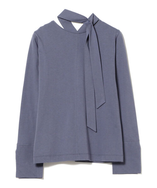 Ray BEAMS（レイビームス）の「RBS / ネッククロス リボンTシャツ（Tシャツ/カットソー・レディース・ブラック/ベージュ/ブルー系その他2・ONE SIZE）」の10枚目の写真