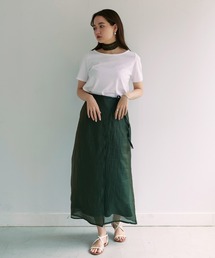 TINA：JOJUN | ボートネック 半袖Tシャツ TINA：JOJUN(Tシャツ/カットソー)