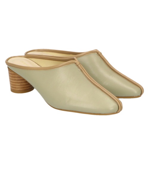 ORiental TRaffic(オリエンタルトラフィック)の「パイピングミュールサンダル/11301(パンプス・レディース・ベージュ/グリーン/ブラック・L/M/LL/S)」の16枚目の写真