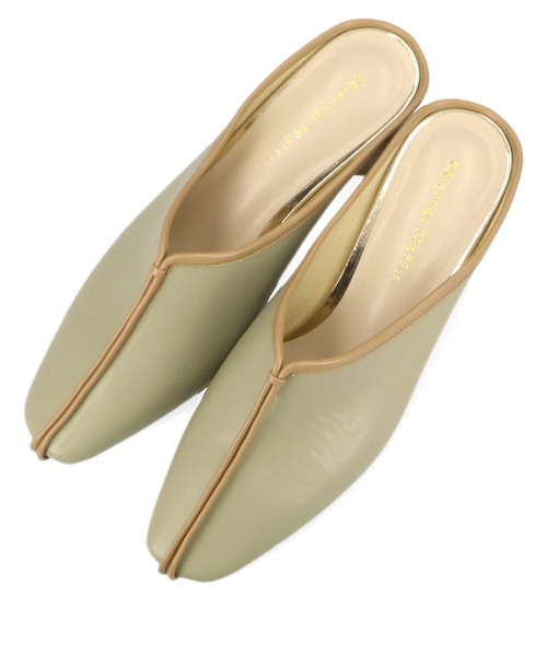 ORiental TRaffic(オリエンタルトラフィック)の「パイピングミュールサンダル/11301(パンプス・レディース・ベージュ/グリーン/ブラック・L/M/LL/S)」の18枚目の写真