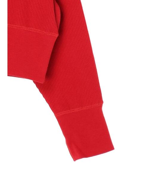 koe(コエ)の「ショート丈リブカーディガン*(カーディガン/ボレロ・レディース・アイボリー/ブラック/レッド・FREE)」の8枚目の写真