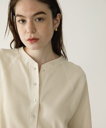 ショート丈リブカーディガン*