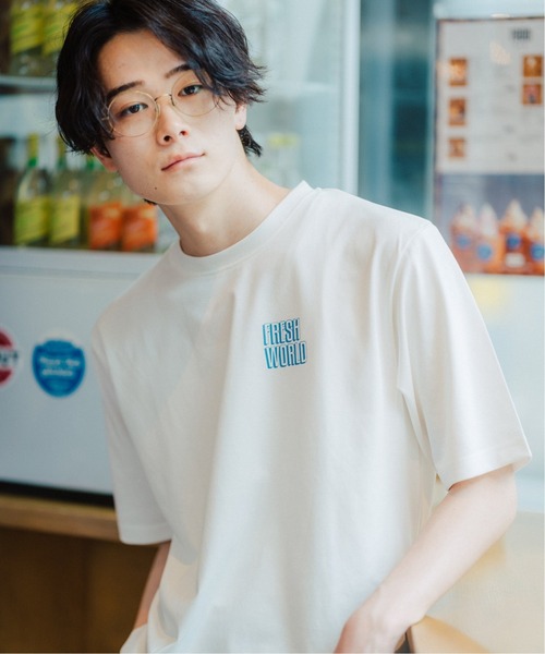 B.C STOCK（ベーセーストック）の「LAUNDRY Flesh  Tシャツ（Tシャツ/カットソー・メンズ・ホワイト/ホワイト×ホワイト/ホワイト系その他・MEDIUM/LARGE）」の4枚目の写真