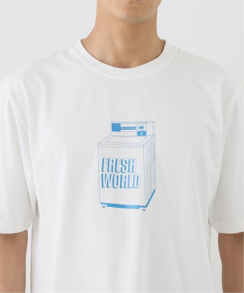 B.C STOCK（ベーセーストック）の「LAUNDRY Flesh  Tシャツ（Tシャツ/カットソー・メンズ・ホワイト/ホワイト×ホワイト/ホワイト系その他・MEDIUM/LARGE）」の14枚目の写真