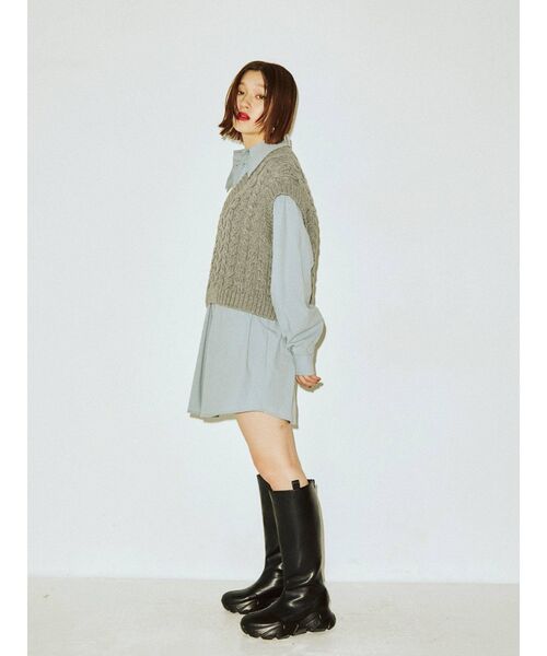 jouetie（ジュエティ）の「ジョッキーロングブーツ（ブーツ・レディース・ブラック/ブラウン・M/L）」の16枚目の写真