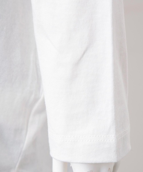 MILKFED.（ミルクフェド）の「ZEBRA LOGO BIG TOP（Tシャツ/カットソー・レディース・ホワイト/チャコール/オレンジ・ONE SIZE）」の13枚目の写真