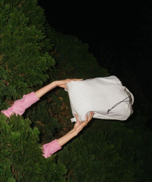 QWSTION（クエスション）の「QWSTION/クエスション  / BANANATEX Tote Bag（トートバッグ・レディース・ホワイト/ブラック・MEDIUM）」の8枚目の写真