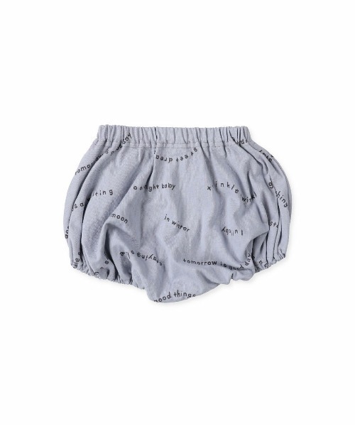 quoti use fith（クゥオティ　ユース　フィス）の「ベビー 天竺オヤスミロゴブルマ（その他パンツ・キッズ・ホワイト/ブラウン/ブルー・80/90/100）」の8枚目の写真