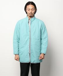 DDD（ディーディーディー）の「【デサントddd】軽量中綿ロングジャケット / LIGHT PUFF CARDIGAN LONG JACKET（ナイロンジャケット・メンズ）」