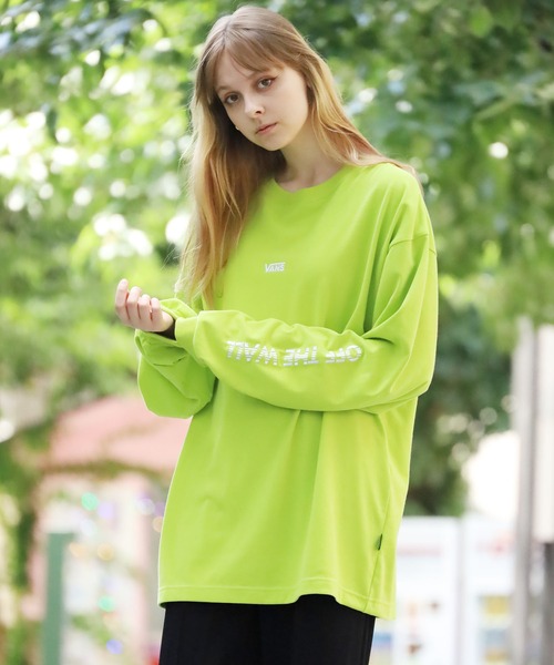 VANS/ヴァンズ OFF THE WALL Emb. L/S T-Shirt ビッグシルエットロンT
