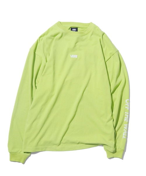 VANS（バンズ）の「VANS/ヴァンズ OFF THE WALL Emb. L/S T-Shirt ビッグシルエットロンT（Tシャツ/カットソー・メンズ・ホワイト/ブラック/グリーン・M/L/XL）」の20枚目の写真