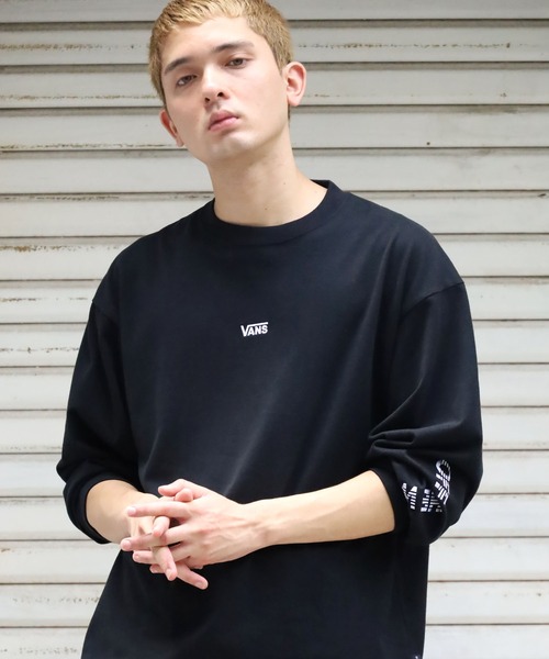 VANS/ヴァンズ OFF THE WALL Emb. L/S T-Shirt ビッグシルエットロンT