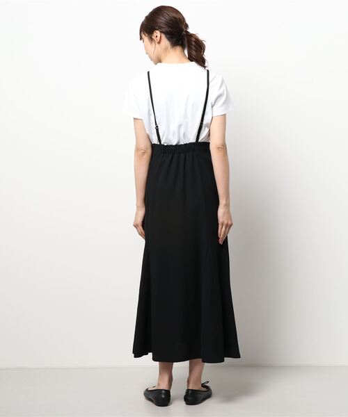 N.（N. Natural Beauty Basic）（エヌエヌナチュラルビューティーベーシック）の「サスペンダー付マーメイドスカート（スカート・レディース・ブラック/レッド/カーキ・MEDIUM）」の17枚目の写真