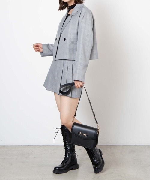 WEGO(ウィゴー)の「WEGO/ビット付きフラップショルダー(ショルダーバッグ・レディース・ブラック/その他1/その他2/ブラウン・FREE)」の12枚目の写真