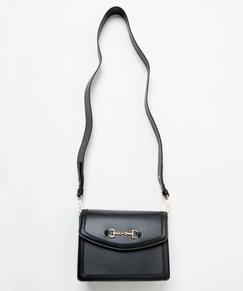 WEGO(ウィゴー)の「WEGO/ビット付きフラップショルダー(ショルダーバッグ・レディース・ブラック/その他1/その他2/ブラウン・FREE)」の18枚目の写真