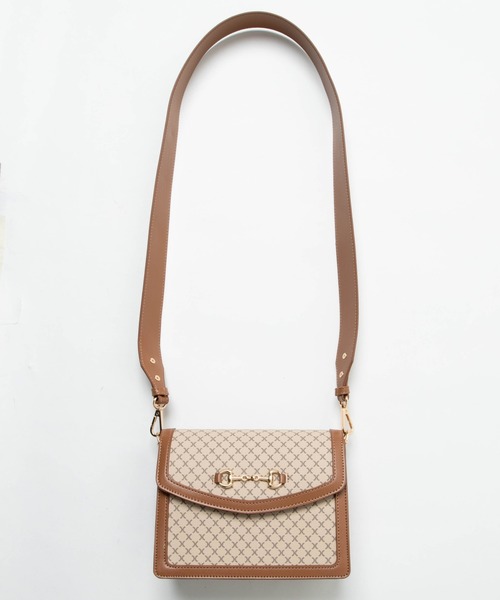 WEGO(ウィゴー)の「WEGO/ビット付きフラップショルダー(ショルダーバッグ・レディース・ブラック/その他1/その他2/ブラウン・FREE)」の7枚目の写真