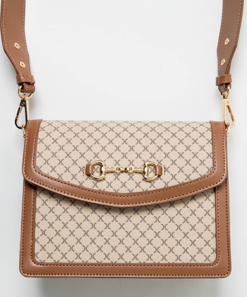 WEGO(ウィゴー)の「WEGO/ビット付きフラップショルダー(ショルダーバッグ・レディース・ブラック/その他1/その他2/ブラウン・FREE)」の16枚目の写真