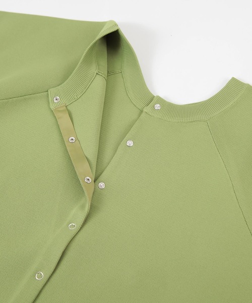 titivate（ティティベイト）の「前後2wayコクーンスリーブニットカーディガン（カーディガン/ボレロ・レディース・アイボリー/パープル/グリーン/ブラック/ライトブルー/オレンジ/ブラウン/ライトピンク・L/S/M）」の15枚目の写真