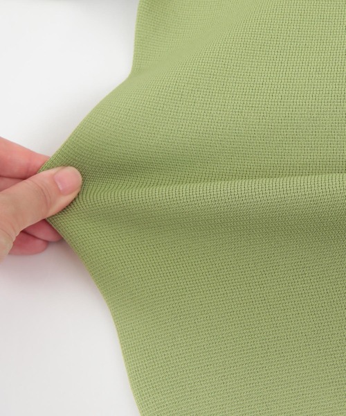 titivate（ティティベイト）の「前後2wayコクーンスリーブニットカーディガン（カーディガン/ボレロ・レディース・アイボリー/パープル/グリーン/ブラック/ライトブルー/オレンジ/ブラウン/ライトピンク・L/S/M）」の11枚目の写真