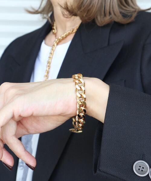 in mood（インムード）の「＜in mood（インムード）＞LINE FLAT チェーンブレスレット（ブレスレット・レディース・シルバー/ゴールド・FREE）」の8枚目の写真