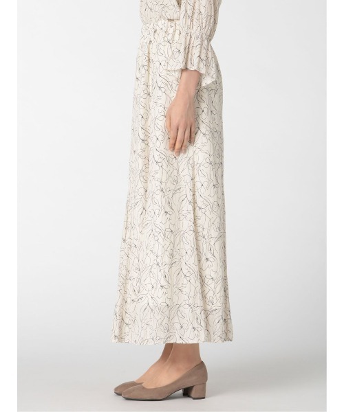 m.f.editorial（エムエフエディトリアル）の「m.f.エディトリアル レディース ラインプリント マーメイドマキシスカート（スカート・レディース・アイボリー・S/LARGE/MEDIUM）」の7枚目の写真