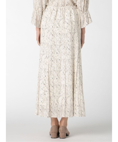 m.f.editorial（エムエフエディトリアル）の「m.f.エディトリアル レディース ラインプリント マーメイドマキシスカート（スカート・レディース・アイボリー・S/LARGE/MEDIUM）」の8枚目の写真