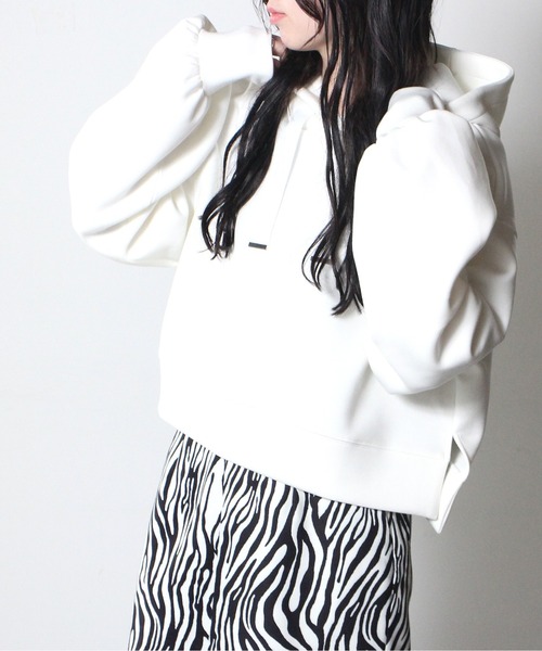 one way（ワンウェイ）の「【oneway】ダンボールニットパーカー（パーカー・レディース・ホワイト/ブラック/ベージュ/ブルー/ダークグリーン/ブルーグリーン・FREE）」の22枚目の写真