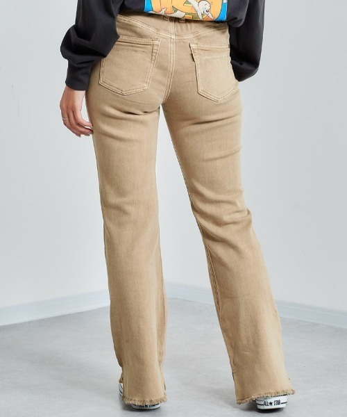 cepo（セポ）の「フレアーデニムパンツ　セットアップ可能（デニムパンツ・レディース・ブラウン/ベージュ/ブルー系2/ネイビー/ブルー系1・M/S）」の20枚目の写真