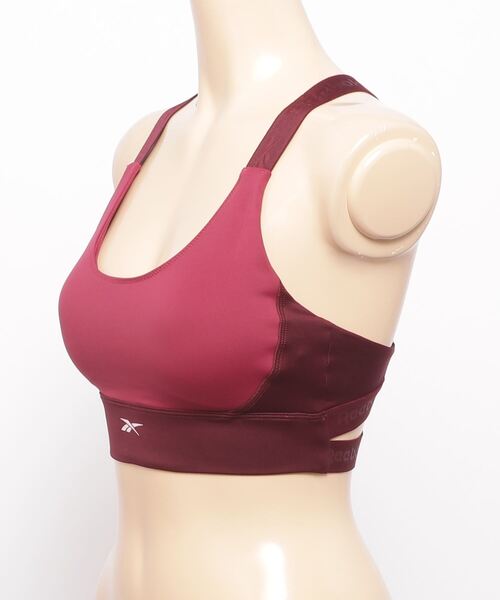 Reebok（リーボック）の「キレイフィット スポーツ ブラ / KireiFit Sports Bra（スポーツブラ・レディース・ワインレッド/ブラック×グレー・SMALL/MEDIUM/LARGE/X-LARGE/XX-LARGE）」の5枚目の写真