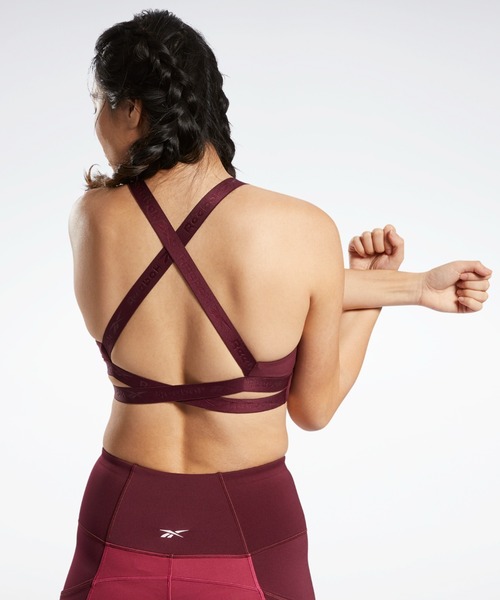 Reebok（リーボック）の「キレイフィット スポーツ ブラ / KireiFit Sports Bra（スポーツブラ・レディース・ワインレッド/ブラック×グレー・SMALL/MEDIUM/LARGE/X-LARGE/XX-LARGE）」の7枚目の写真