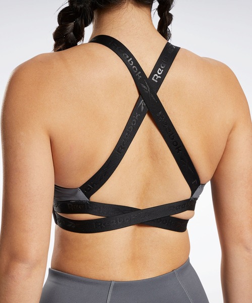 Reebok（リーボック）の「キレイフィット スポーツ ブラ / KireiFit Sports Bra（スポーツブラ・レディース・ワインレッド/ブラック×グレー・SMALL/MEDIUM/LARGE/X-LARGE/XX-LARGE）」の11枚目の写真