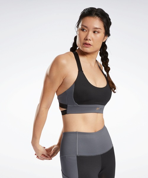 Reebok（リーボック）の「キレイフィット スポーツ ブラ / KireiFit Sports Bra（スポーツブラ・レディース・ワインレッド/ブラック×グレー・SMALL/MEDIUM/LARGE/X-LARGE/XX-LARGE）」の10枚目の写真