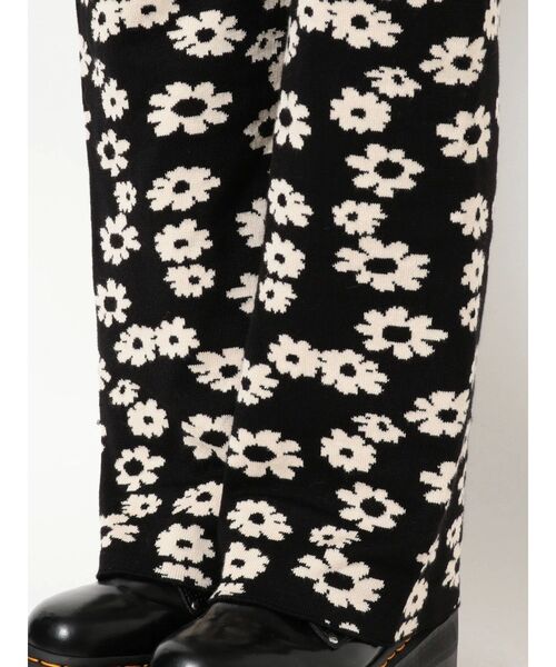 jouetie（ジュエティ）の「ジャガードパターンニットパンツ（その他パンツ・レディース・ブラック/パープル/ボルドー・MEDIUM）」の8枚目の写真