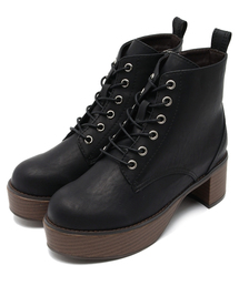 one after another NICE CLAUP | 【ナイスクラップ】レースアップショートブーツ(ブーツ)