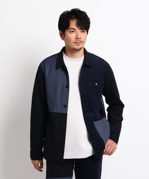 TAKEO KIKUCHI | カラー ブロッキング シャツ ブルゾン(ブルゾン)