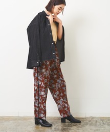 HERENCIA | Floral print リラックス パンツ(その他パンツ)