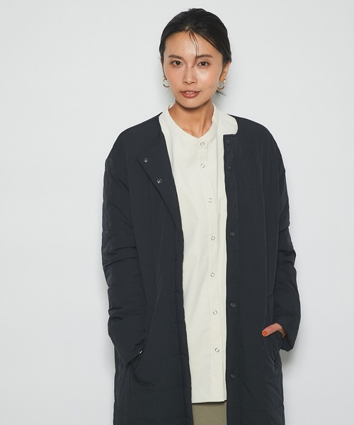 RIVE DROITE（リヴドロワ）の「程よく抜け感も演出してくれる　コーデュロイシャツ（シャツ/ブラウス・レディース・オフホワイト/カーキ・FREE）」の4枚目の写真