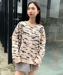 CIAOPANIC | ゼブラ柄ジャガードプルオーバー(ニット/セーター)