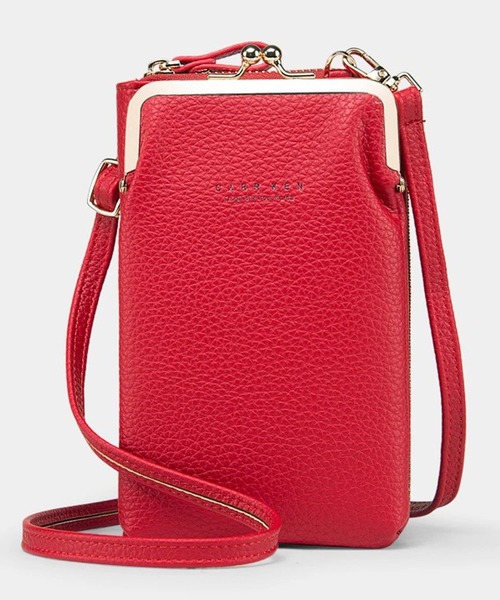 ANOTHER S（アナザーエス）の「長財布＆スマホケース一体型ショルダーバッグ（ショルダーバッグ・レディース・ブラック/カーキ/ブルー/ピンク/グレー/レッド/イエロー・FREE）」の7枚目の写真