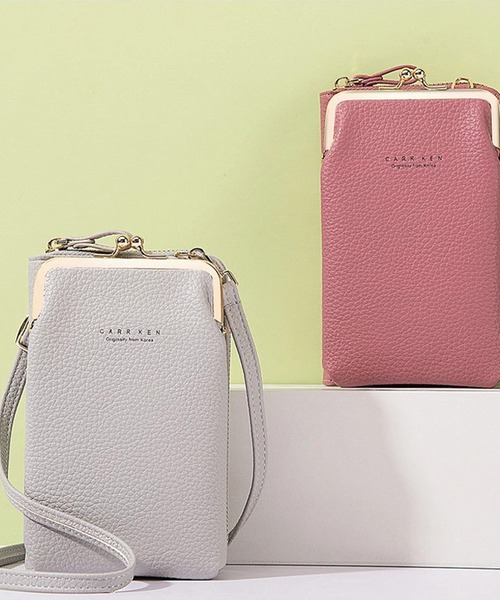 ANOTHER S（アナザーエス）の「長財布＆スマホケース一体型ショルダーバッグ（ショルダーバッグ・レディース・ブラック/カーキ/ブルー/ピンク/グレー/レッド/イエロー・FREE）」の17枚目の写真