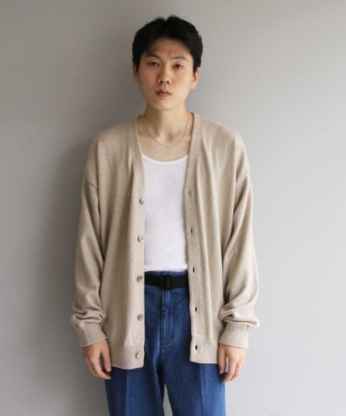 crepuscule（クレプスキュール）の「crepuscule Cardigan（ニット/セーター・メンズ・ベージュ/グレー/ブルー/グリーン・M/S）」の2枚目の写真