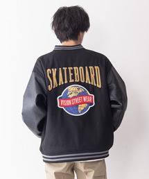 Uniit ユニット メンズ のスタジャン ブラック 黒色系 ワンポイント 通販 Zozotown