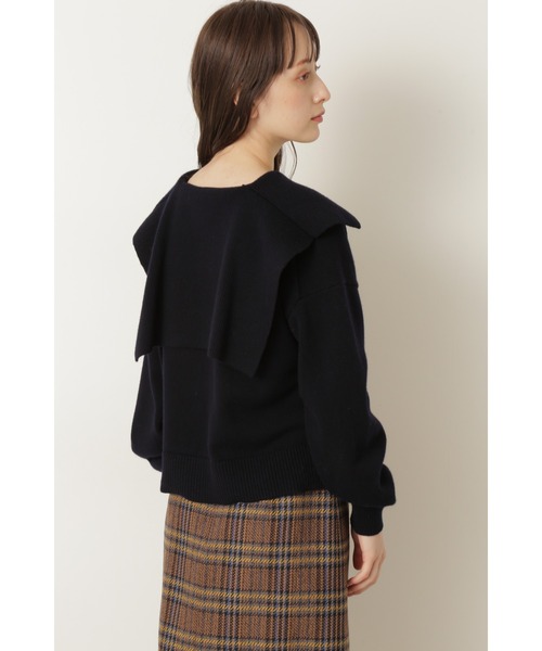 JILL STUART(ジルスチュアート)の「◆ナエリニット(ニット/セーター・レディース・ホワイト/ネイビー/ピンク・FREE)」の6枚目の写真