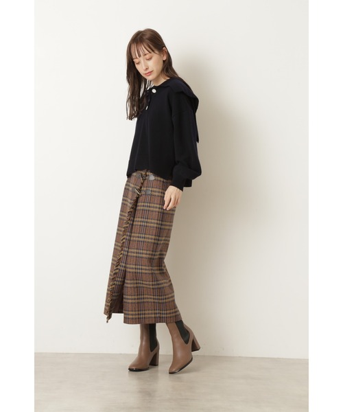 JILL STUART(ジルスチュアート)の「◆ナエリニット(ニット/セーター・レディース・ホワイト/ネイビー/ピンク・FREE)」の8枚目の写真