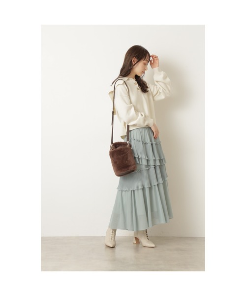 JILL STUART(ジルスチュアート)の「◆ナエリニット(ニット/セーター・レディース・ホワイト/ネイビー/ピンク・FREE)」の9枚目の写真