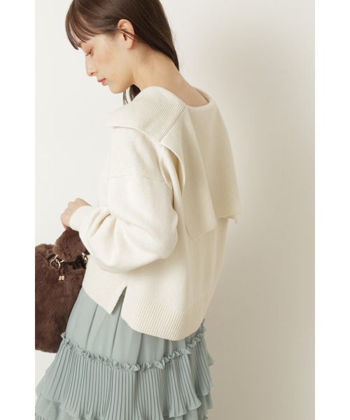 JILL STUART(ジルスチュアート)の「◆ナエリニット(ニット/セーター・レディース・ホワイト/ネイビー/ピンク・FREE)」の10枚目の写真